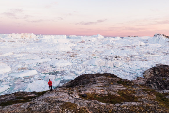 Greenland icefjord.