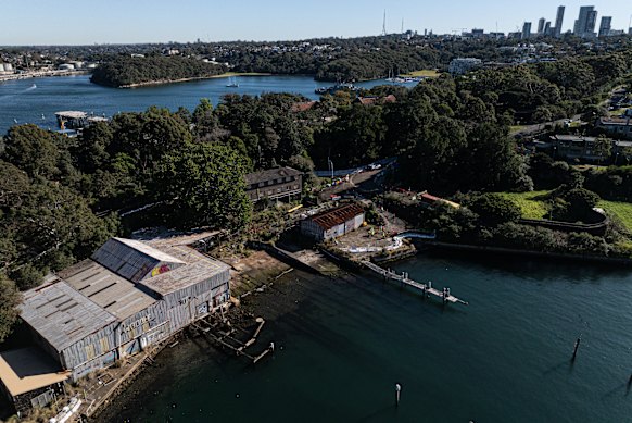 A former industrial site in Berrys Bay, Waverton, could become a hotspot for fireworks viewers.