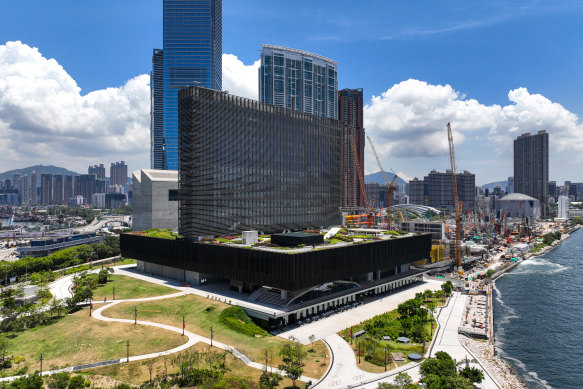 The new West Kowloon Cultural District.