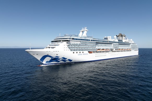 The Coral Princess is based in Brisbane and travels regularly up and down the east coast of Australia.