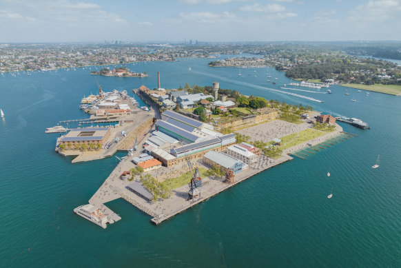 The draft masterplan includes a second ferry stop, with extra services to help double, or triple, the number of tourists visiting the site.