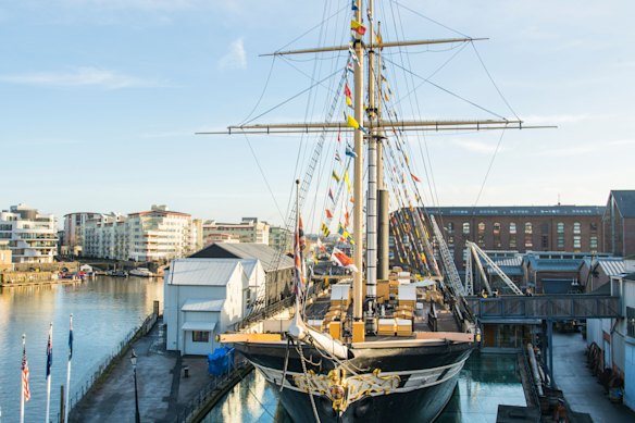 SS Great Britain: the world’s first iron-hulled, screw-propelled, ocean-going liner.