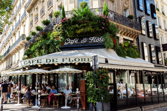 Saint Germain’s Cafe de Flore is perfect for a blow-out lunch.