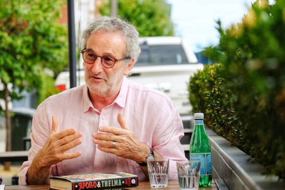 Jon Faine at the Apollo Cafe in West Melbourne.