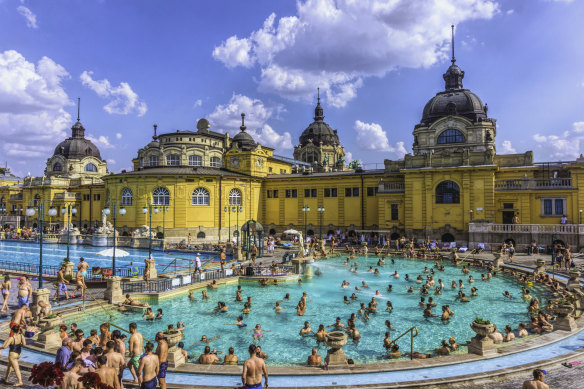 Budapest’s thermal baths are especially popular in the cooler months.