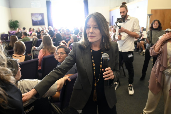 Democratic presidential candidate Marianne Williamson.