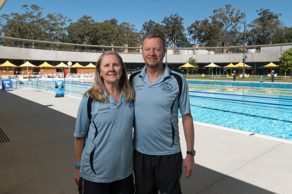 Parramatta Memorial Swimming Club members Sandra and Peter Hession are looking forward to weekend swims at the new Parramatta Aquatic Centre (PAC).