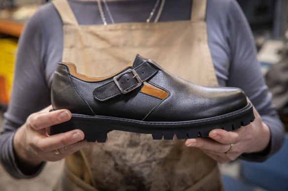 The “Dune” shoe from Post Sole Studio.
