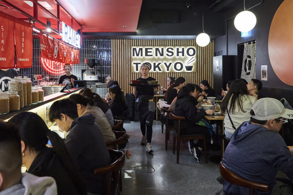 Mensho opened three months ago in the CBD, just off George Street. 