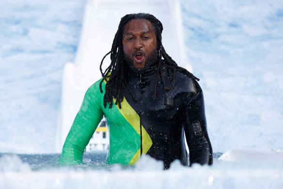 Nic Naitanui was the first slider in the 10th edition of the Big Freeze.