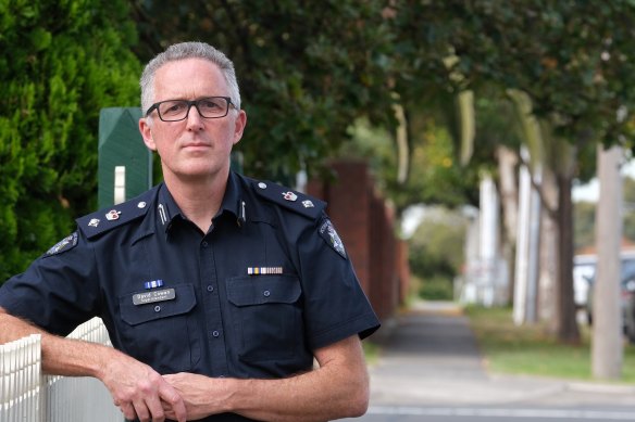 Superintendent David Cowan, based in Dandenong, has begun a trial aimed at stopping violent criminals from reoffending.