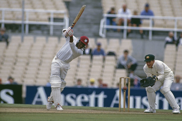 Brian Lara during his 277 at Sydney in January 1993.