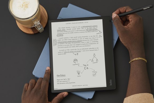 The Kobo Elipsa is a digital bookshelf and notepad combined.