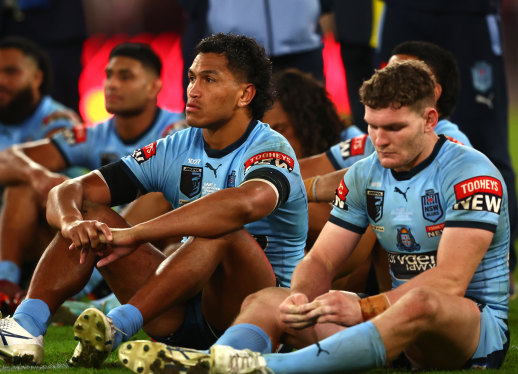 The Blues again snatched defeat from the jaws of victory in the Origin decider.