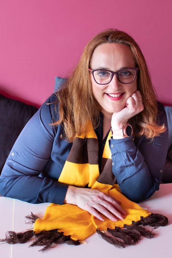 Jennifer Holdstock ran for a seat on the Hawthorn board.