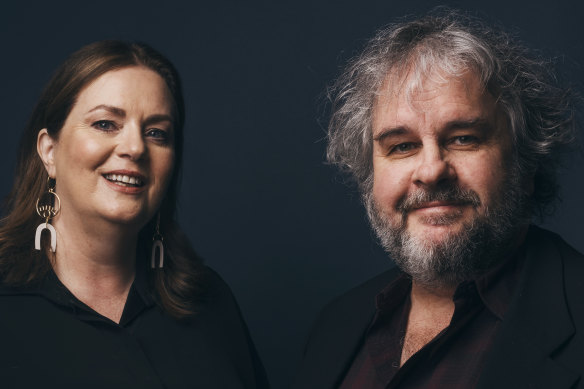 Philippa Boyens and Peter Jackson.