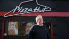 Pizza Hut Australia CEO Phil Reed at the group’s Hornsby store in northern Sydney. 