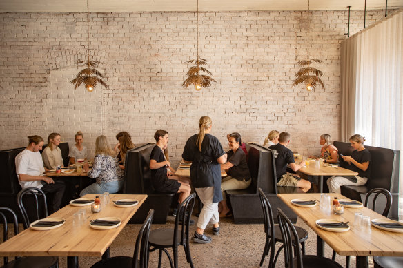 Honcho feels like one of the chic Mexican restaurants that dot the Yucatan coastline.