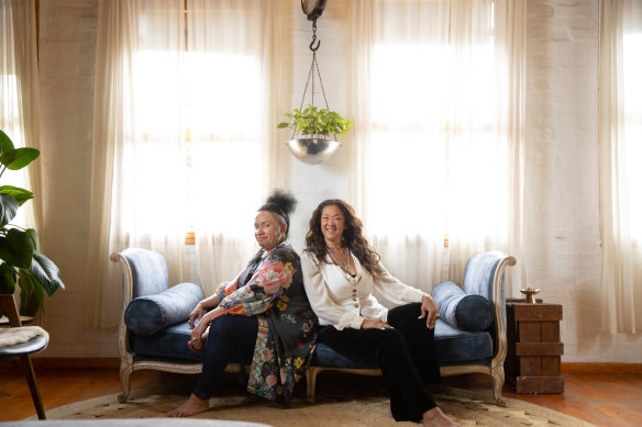 Sisters, singers and best mates: Vika and Linda Bull.