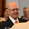 Kim Williams, pictured at a Melbourne Press Club event on Thursday, where he gave a keynote event on his first year as chair.