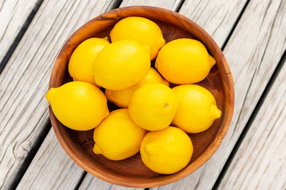 Lemons look pretty when stored in a bowl, but they last longer in the fridge.