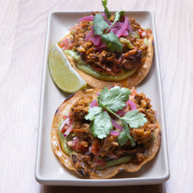Pork tostadas.