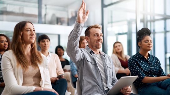 Put your hand down, buddy. Please.