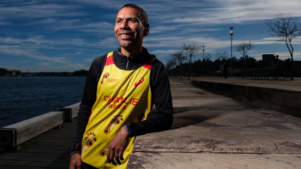 Charlie Maher was the first Indigenous Australian to complete all seven Abbott World Marathon Majors and is set to add an eighth in Sydney next week. 