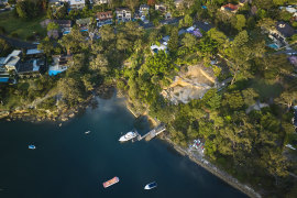 The Rose family property is set on the largest privately held waterfront parcel in Mosman.