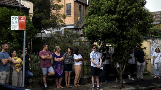 The three bedroom townhouse was popular among buyers priced out of the housing market.