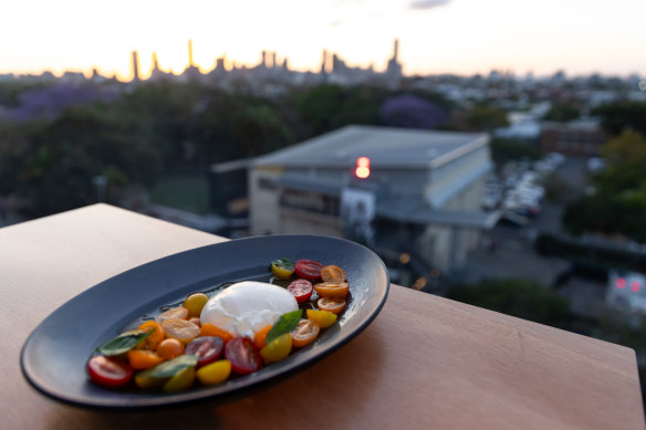 Food at Vertigo is prepared by Brisbane Powerhouse’s Bar Alto.