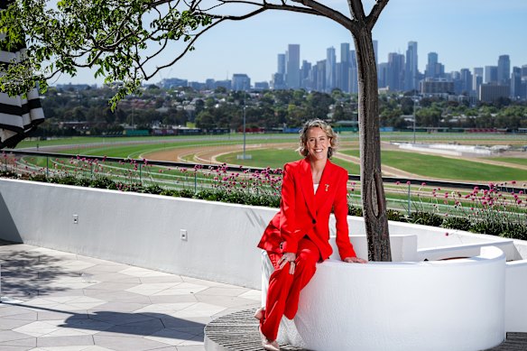 VRC CEO Kylie Rogers at Flemington Racecourse.