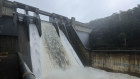 Dam levels at Warragamba on Wednesday.