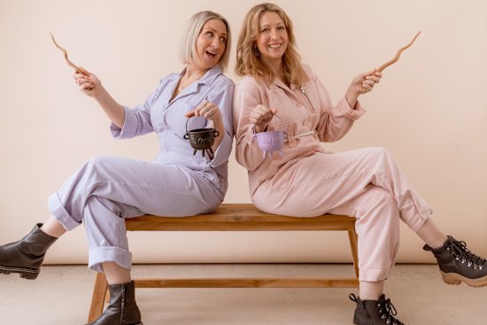 Jacinta Evans and Alicia Gordon founders of The Little Potion Co.