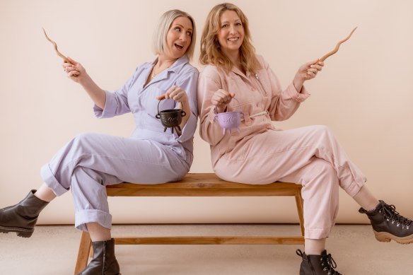 Jacinta Evans and Alicia Gordon founders of The Little Potion Co.