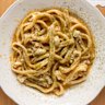 Moreton Bay bug pasta.