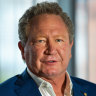 Andrew Forrest will return to run Fortescue’s mining business.