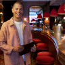 Staff members such as Matthew Greeff are kitted out in salmon-coloured jackets.