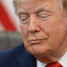 US President Donald Trump in the Oval Office this week.