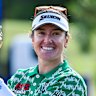 Womens Australian Open champion Hannah Green of Australia holds the Patricia Bridges Bowl  during day four of the 2026 Women’s Australian Open at Kooyonga Golf Club.