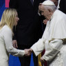 Choose kids not pets, Pope joins Giorgia Meloni in urging Italians