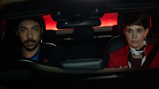 Hunter Page-Lochard as Charlie and Tasma Walton as June in Reckless.