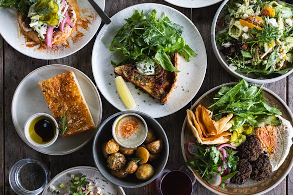 The summer lunch spread.