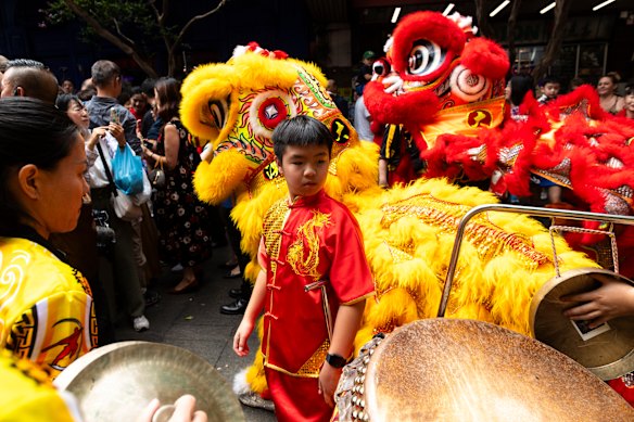Lunar New Year celebrations in Chinatown, Haymarket. 