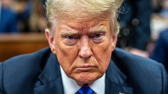 Former US president Donald Trump.