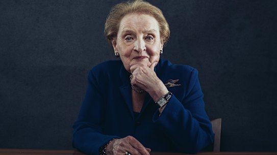 While keen for a female president, Madeleine Albright says she wouldn’t vote for someone she disagreed with simply because she was a woman.