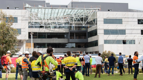 The roof collapse at Curtin University killed one worker and injured two others.