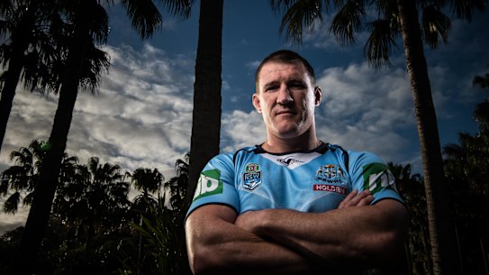 Paul Gallen spoke to the Waratahs squad on Thursday. 