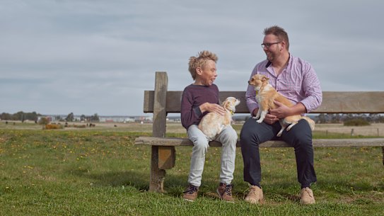 Brothers Ashton Kline (right), and Grant Monks.