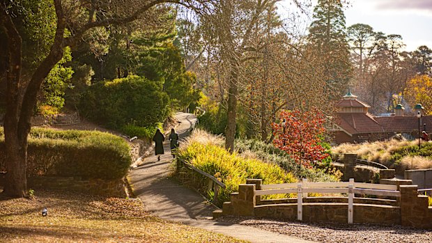 The Hepburn shire has natural springs.